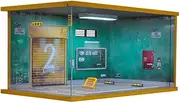 Alloy Car Model Toy Display Stand 1:18 Garage Model Parking lot Model Simulation Double Parking Garage Collection car Model with Light Garage Ornaments Car Garage Protection Collectibles(A)