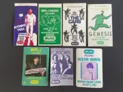 7 Fabric Concert Stickers WPLJ Madison Square Gardens 70's-80's Cars Elton John