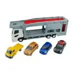 大賀屋 日貨 汽車 運輸車 TOMICA 多美 小汽車 合金車 玩具車 拖板車 大拖車 兒童 正版 L00011243