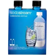 NEW SodaStream Carbonation Bottle Black Set 2pce