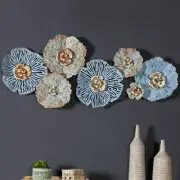 Blue Petals Wall Art - Décor for Lounge, Feature Walls