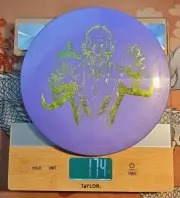 Discraft Big Z Undertaker Purple - NO INK 9.5/10 Green Matrix Foil Stamp