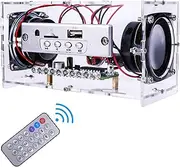 MiOYOOW DIY Bluetooth-Compatible Speaker Kit, Mini Stereo Sound Amplifier Soldering Projects with LED Flashing Light, Electronic Soldering Practice Kit for School STEM Education and Home Office Use