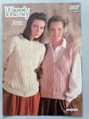 LADIES' CARDIGAN & WAISTCOAT, 76-102cm, 10ply - WENDY Knitting Pattern 3085