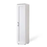 Montreal Single Door Display Storage Cabinet White