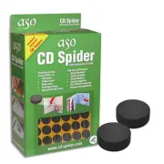 CD DVD Foam Hub Spider Holders Self Adhesive Sticky Dots Studs 1020 pcs (Black)