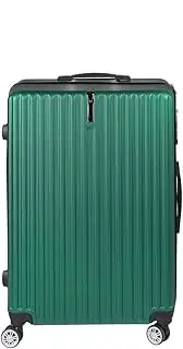 [Slimbridge] 28" Luggage Suitcase with Built-in Lock, Trolley Travel, Hard Shell, Carry On Bag, Easy Carry on Luggage Packing Traveling, Wheels 360° Spinner, Durable, Green