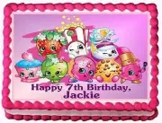 PERSONALIZED CUTE MINI FOOD EDIBLE FROSTING SHEET, EASY TO APPLY