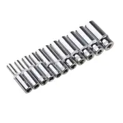 11Pcs Hexagonal Socket Head Spanners Converters Electric Impact Standard