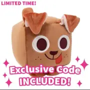 Roblox Big Games Pet Simulator X Dog Plush Redeemable WITH CODE