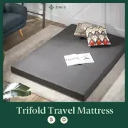 Trifold Mattress Camper 10cm Folding Foam Travel Foldable Camping Bed - Zinus