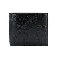 在飛比找momo購物網優惠-【GUCCI 古馳】Embossed GG Logo交叉12