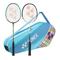 在飛比找Yahoo奇摩購物中心優惠-Yonex 雙人羽拍組 [DH09323-002] 初階 羽