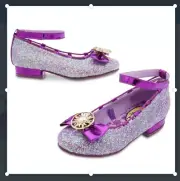 Disney Authentic Rapunzel Costume Shoes for Kids - Tangled - Size 13/1 - New