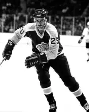Dave Lewis Of The Los Angeles Kings 1980 Old Ice Hockey PHOTO