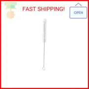 Semi-Micro Test Tube Brush, 9" Long - White Nylon, Twisted Wire Handle - Ideal f