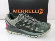 Women's Merrell Antora 2 Print Trail Running Hiking Shoes Sneakers Green Size 7