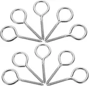 DIY Making Eyelet Screw Craft Eyelet Screw Clasp Hook Eyelet Screw for Ceiling Metal Screws Set