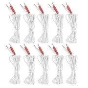 2-in-1 Pin Type Cable for TENS Unit - 10pcs/bag, 1.8m, 2.35mm