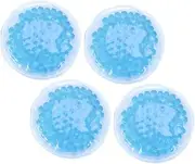 Mobestech Hot Cold Therapy Packs 4pcs Reusable Ice Packs for Breastfeeding Breastcare and Engorgement Relief