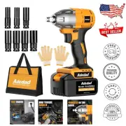 Powerful 1/2 Inch Cordless Impact Driver - 300 Ft-lbs Torque & 4.0Ah Battery