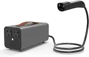 CCS Car DC V2L Discharger For Energy Vehicles V2H Discharger 4 KW 32A 110-240V Power Conversion Socket, Compatible For Tesla(Tesla US Socket)