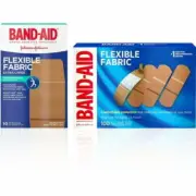 BAND-AID Brand Flexible Fabric Adhesive Bandages for Wound Care & First Aid 1