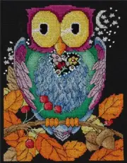 Mary Engelbreit Counted Cross Stitch Pattern Leaflet ~ Hoo Loves You ~ 3301