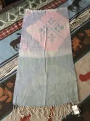 Polo Ralph Lauren Serape Beacon Southwest Aztec Indian Blanket Italy Made Scarf