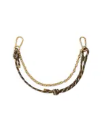 Veronica Beard Paracord Bag Strap w/ Swag Chain