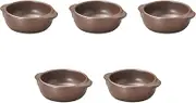 Set of 5, Small Chamaru Au Gratin [5.7 x 4.7 x 1.8 inches (14.5 x 12 x 4.5 cm) | Setomonohonpo