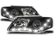 Mga headlight LED DRL Sa loob for VW PASSAT B6 3C 05-10 Itim LPVWJ7WS XINO AU