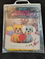 Avon Creative Needlecraft Love 'N Stuff Pillow Making Kit 9" High - SEALED