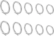 [Niaspi] 5Pairs 18G Surgical Steel Nose Rings Hoops for Women Men 6-14mm Septum Rings Seamless Hinged Segment Rings Nose Hoops Lip Rings Helix Cartilage Earrings Body Piercing Jewelry Hypoallergenic