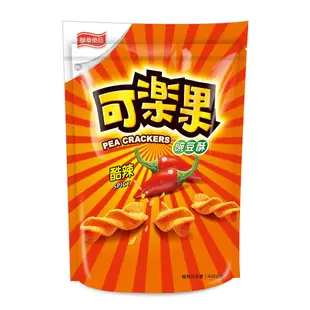 可樂果 豌豆酥 家庭號 400g 古早味/酷辣/九層塔 拉鍊袋包 聯華食品 蝦皮直送 現貨