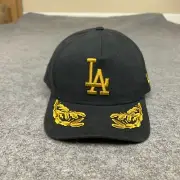 Los Angeles Dodgers Mens Hat Snapback Black Cap New Era X Alpha Industries MLB