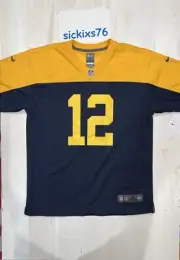 Nike Green Bay Packers Aaron Rodgers 100th Season Throwback Jersey Sz XL (18/20)