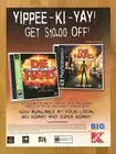 Die Hard Trilogy 1 & 2 PS1 Playstation 1 2000 Print Ad/Poster Official KMART Art