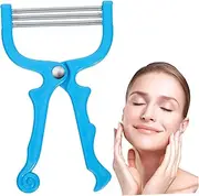 IWOWHERO Portable Facial Hair Remover Spring Epilator Tool for Women Manual Threading Epilator for Forehead Cheeks Upper Lip Chin Lightweight and Easy to Carry