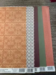 RECOLLECTIONS 12X12 FALL PAPER BUNDLE - PLEASE READ DETAILS 33 sheets