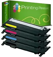 4-Pack Compatible Toner Cartridges for use in Samsung Xpress C410W SL-C460W SL-C460FW SL-C467W CLP-360 CLP-360N CLP-365 CLP-365W CLP-368 CLX-3300 CLX-3305 CLX-3305FN CLX-3305W CLX-3305FW
