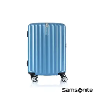 【Samsonite 新秀麗】20吋 ENOW PC防盜拉鍊避震輪前掛鉤登機箱/行李箱(多色可選)