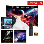 Smart 1080P Projector with Built-in Speaker and 4K Decoding - Cinema Experience