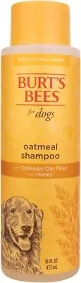 Oatmeal Dog Shampoo with Honey, 95% Natural, Gentle Formula, 16oz.