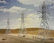 Walthers Cornerstone HO Scale Transmission Towers Structure Kit (Set of 4)