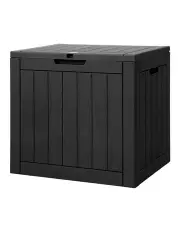 [Gardeon] Outdoor Storage Box 118L Container Lockable Garden Toy Tool Shed in Black