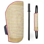 Dog Bite Training Set Professional Dog Bite Sleeve Arm with Whip Agitation St...