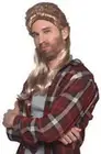 Mens * BLOND MULLET WIG * NWT/NIP.....Adult Size - One Size 80's Retro Wig