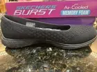 Skechers Womens Microburst One Up Fashion Sneaker, Black, 9.5 US Sn 23312 NEW