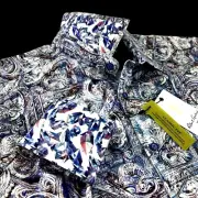 Robert Graham Geometric Paisley Colorful Masterpiece Entertainment Shirt 2XL